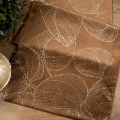 Bieżnik 35 x 180 Dekoracyjny Velvet Blink16 Brąz