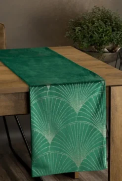 Bieżnik 35 x 140 Dekoracyjny Velvet Blink14 C. Zie