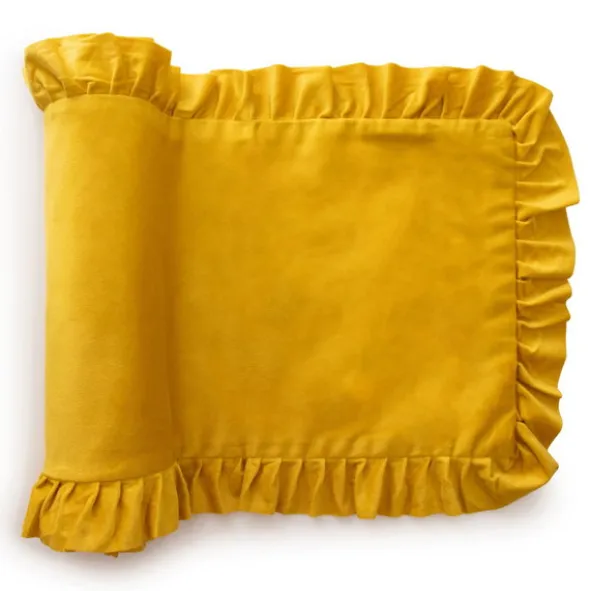 Bieżnik 40 x 160 Dekoracyjny z Falbankami Ligia 03