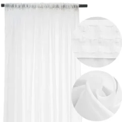 Firana Dekoracyjna Ivy 300 x 250 Taśma Woal 01