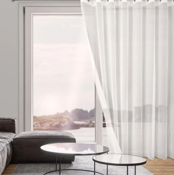 Firana Dekoracyjna Tamina 350 x 250 Przelotki Bia