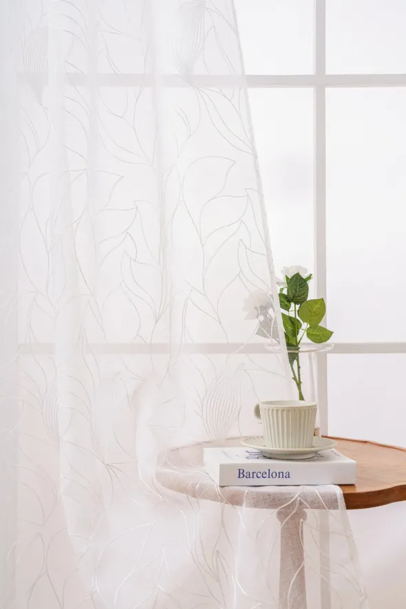 Firana Dekoracyjna 200 x 250 Przelotka Cruz Woal 01