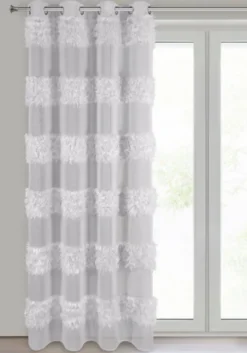 Firana 140 x 250 Dekoracyjna Gotowa Margaret Srebr