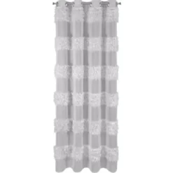 Firana 140 x 250 Dekoracyjna Gotowa Margaret Srebr