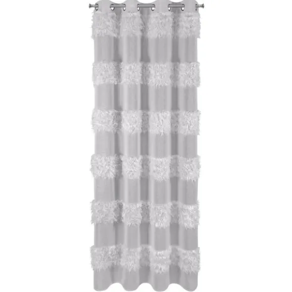 Firana 140 x 250 Dekoracyjna Gotowa Margaret Srebr