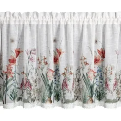 Firana 60 x 150 Dekoracyjna Gotowa NEMEZJA B+Fiol
