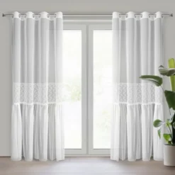 Firana 140 x 250 Dekoracyjna Lauri Przelotki B+Sre