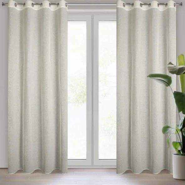 Firana 140 x 250 Dekoracyjna Przelotki Darla Natur