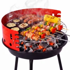 Grill Węglowy Okrągły Turystyczny Ruszt Gardo