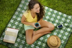 Koc Piknikowy 130 x 145 Plażowy Piknik2 Ziel+B