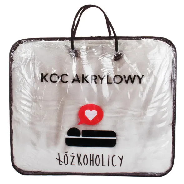 Koc 200 x 220 Akrylowy Jednolity Ciepły Yasemin 07