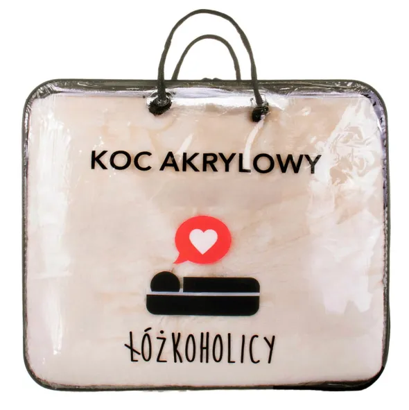 Koc 200 x 220 Akrylowy Jednolity Ciepły Yasemin 06