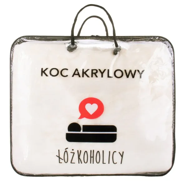 Koc 160 x 200 Akrylowy Jednolity Ciepły Yasemin 08
