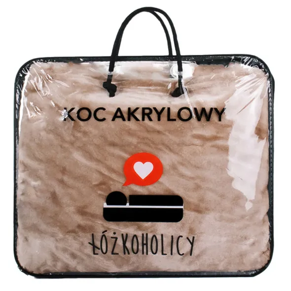 Koc 130 x 170 Akrylowy Jednolity Ciepły Yasemin 04