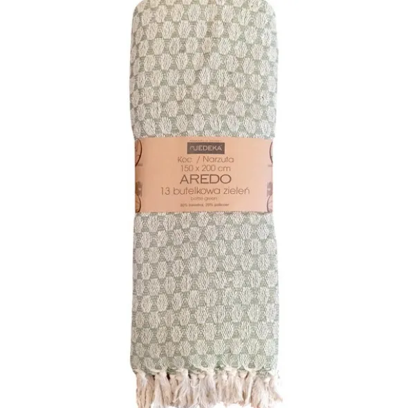 Koc 150 x 200 Bawełniany Boho Aredo 13 Butelka