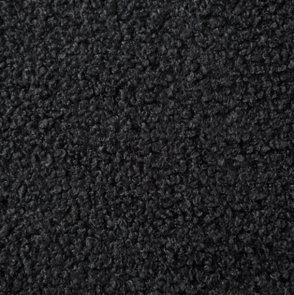 Koc 170 x 210 Mikrofibra Boucle Bukla Czarny