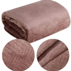 Koc 70 x 160 Mikrofibra Design Cindy5 Cegła