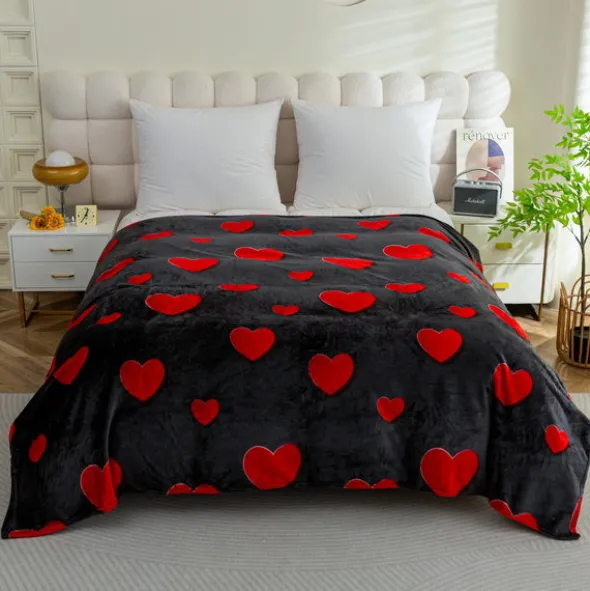 Koc 160 x 200 Mikrofibra Gładka Inger 09