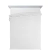 Koc 150 x 200 Mikrofibra Tłoczona Lisa Biały