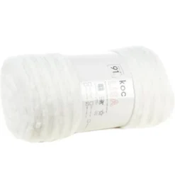 Koc 150 x 200 Mikrofibra Tłoczona Lisa Biały