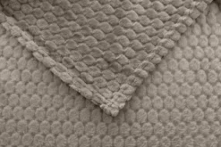 Koc 160 x 200 Mikrofibra Tłoczona Pluszowa Ala Koła 3D 03