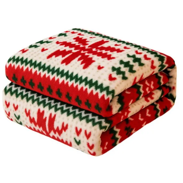 Koc 200 x 220 Mikrofibra Świąteczna Donato 08