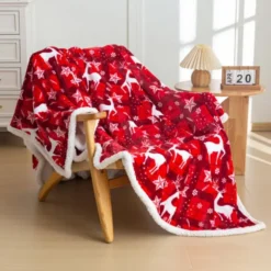 Koc 160 x 200 Mikrofibra Świąteczna Hayat 106