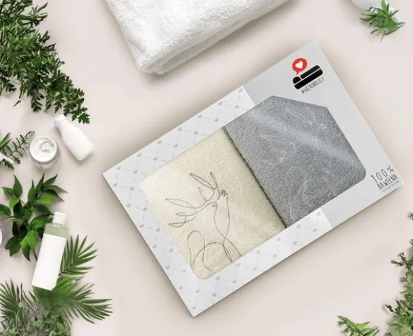 Komplet Ręczników 2szt. 70x140 Luba 17