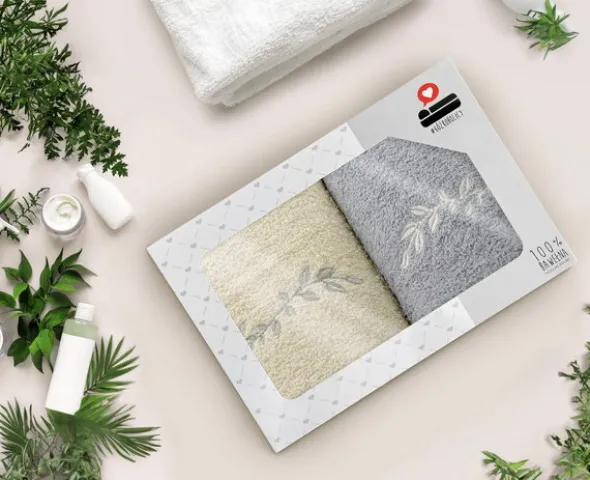 Komplet Ręczników 2szt. 70x140 Luba 08