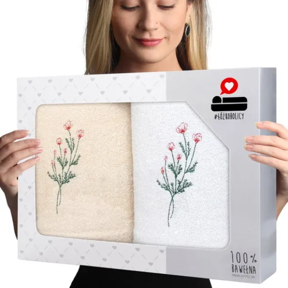 Komplet Ręczników 2szt. 70x140 Luba 01