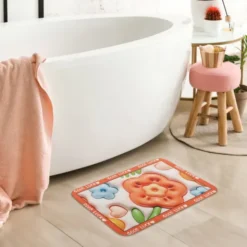 Mata łazienkowa 3D Antypoślizgowa Chłonna Magic 42