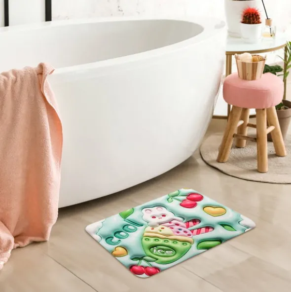 Mata łazienkowa 3D Antypoślizgowa Chłonna Magic 15
