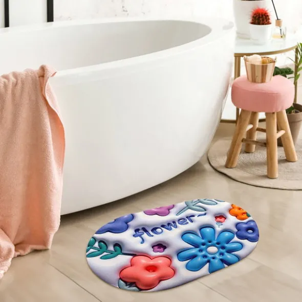 Mata łazienkowa 3D Antypoślizgowa Chłonna Magic 14