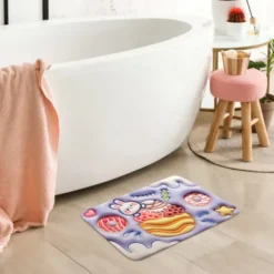 Mata łazienkowa 3D Antypoślizgowa Chłonna Magic 08
