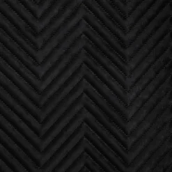 Narzuta 220 x 240 Dekoracyjna Welurowa Sofia Czarna