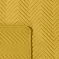 Narzuta 220 x 240 Dekoracyjna Welurowa Sofia Musztard