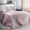 Narzuta 220 x 240 Dekoracyjna Welurowa Sofia Puder1