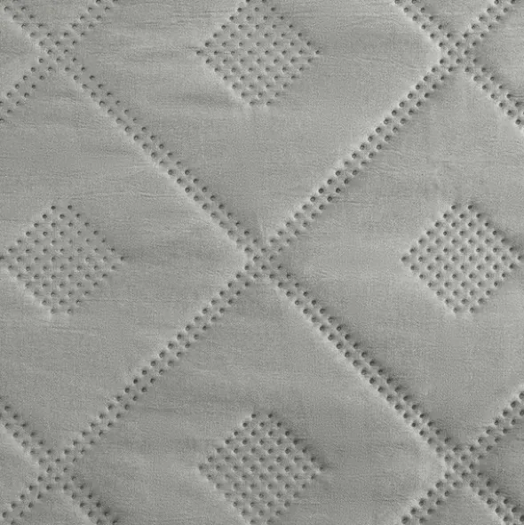 Narzuta 220 x 240 Design Pikowana Alara6 Srebrny