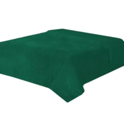 Narzuta 200 x 220 Dwustronna Capri Ciemna Zieleń