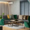 Narzuta 200 x 220 Euro Welurowa wz. Sofia Miód
