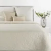 Narzuta 170 x 210 Pikowana Dekoracyjna Len4 Krem