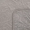 Narzuta 220 x 240 Pikowana Dekoracyjna Len4 Popiel
