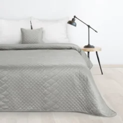 Narzuta 220 x 240 Pikowana Design91 Luiz3 Srebrny