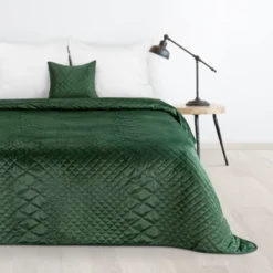 Narzuta 220 x 240 Pikowana Design91 Luiz3 C. Zieleń