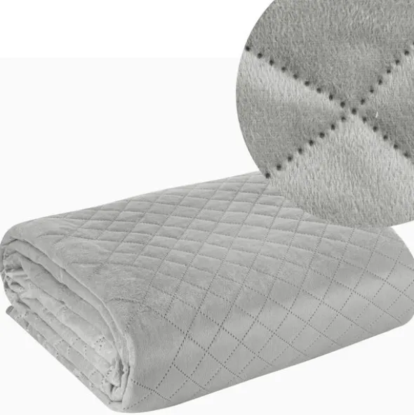Narzuta 170 x 210 Pikowana Design91 Luiz3 Srebrny
