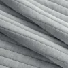 Narzuta 170 x 210 Pikowana Pasy Glori Srebrny