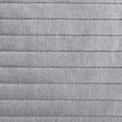 Narzuta 170 x 210 Pikowana Pasy Glori Srebrny