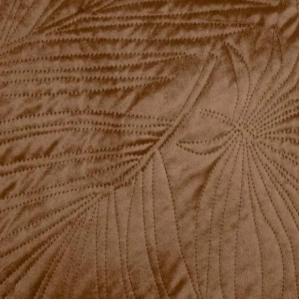 Narzuta 220 x 240 Pikowana Velvet Luiz4 Cegła