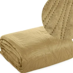 Narzuta 220 x 240 Pikowana Velvet Luiz4 Beż