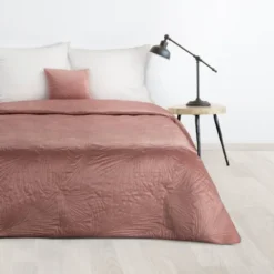 Narzuta 170 x 210 Pikowana Velvet Luiz4 Róż